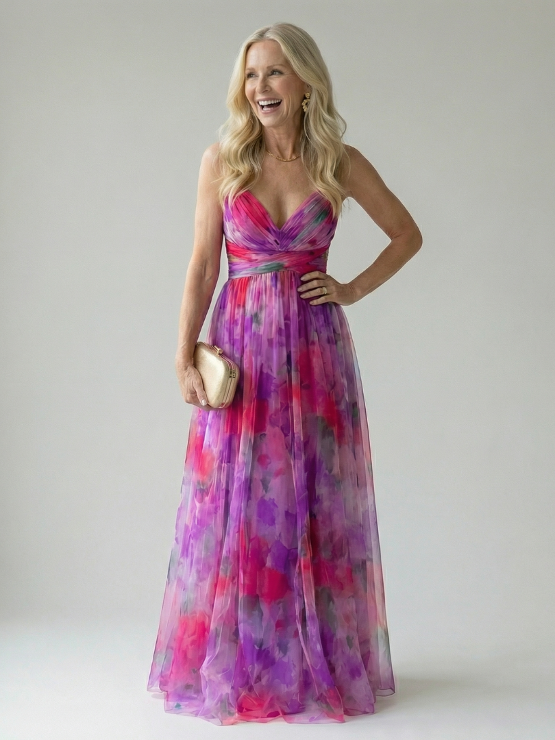 Isel | Vestido Maxi con Envoltura Suave