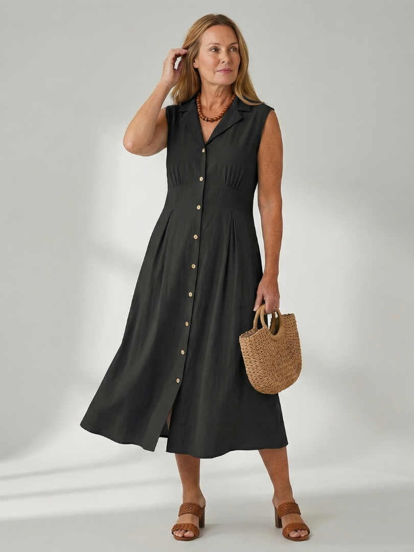 Celyn | Vestido Midi con Botones