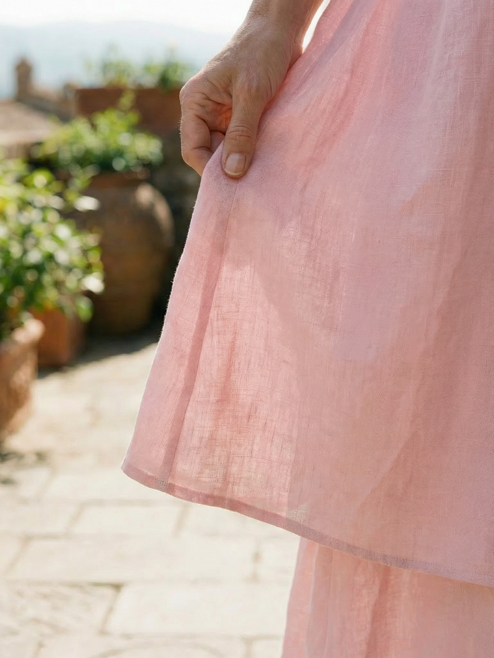 Belen | Vestido Suave con Capas