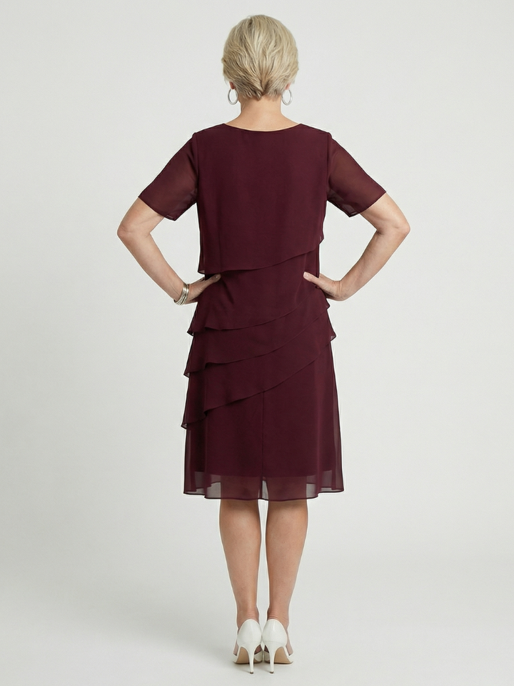 Orson | Vestido de Contorno Suave a la Altura de la Rodilla