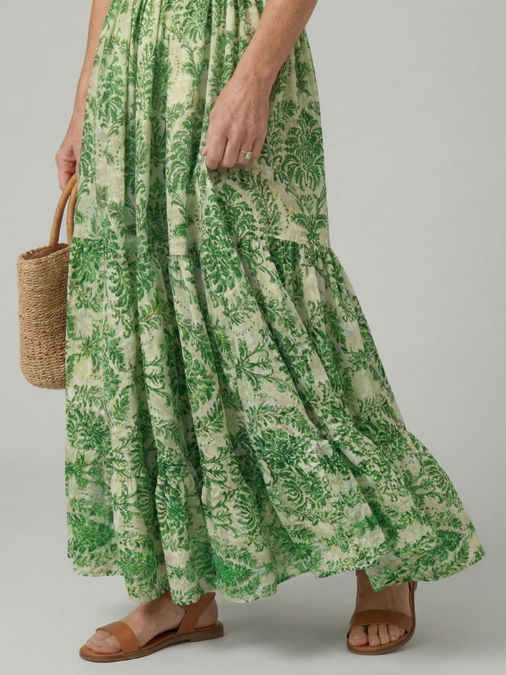 Melior | Vestido Maxi Fluido Impreso