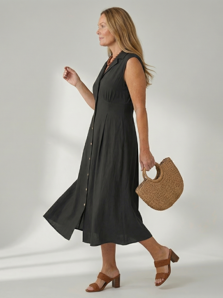 Celyn | Vestido Midi con Botones