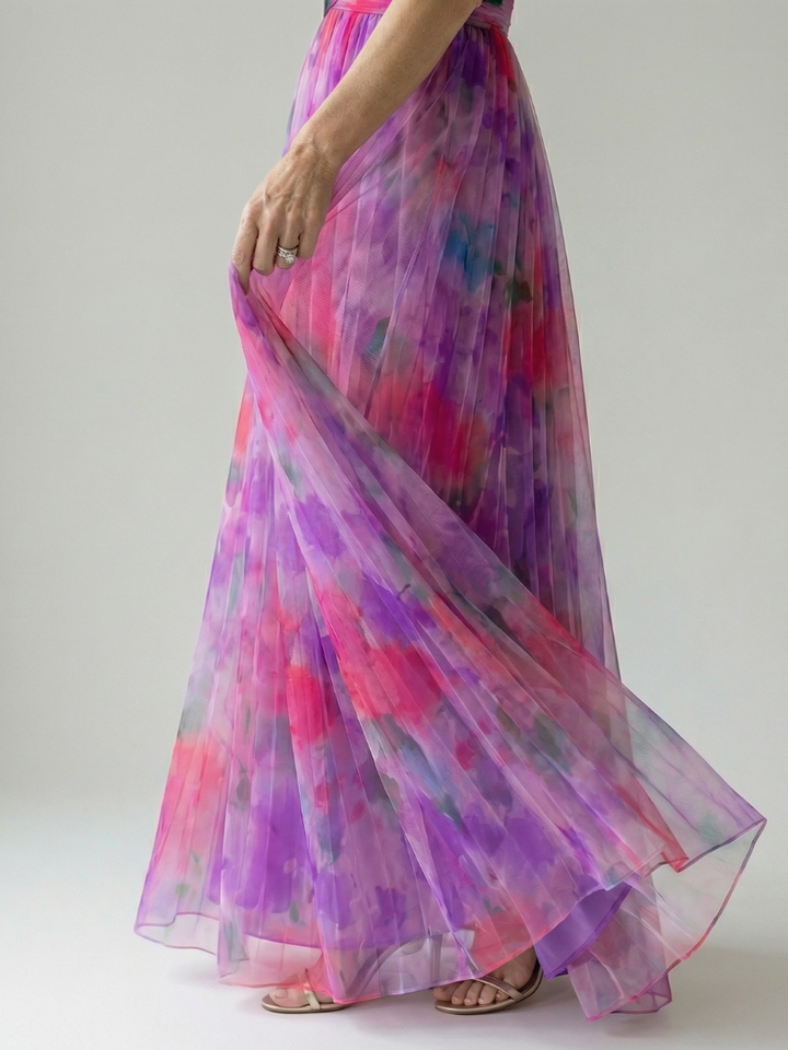 Isel | Vestido Maxi con Envoltura Suave