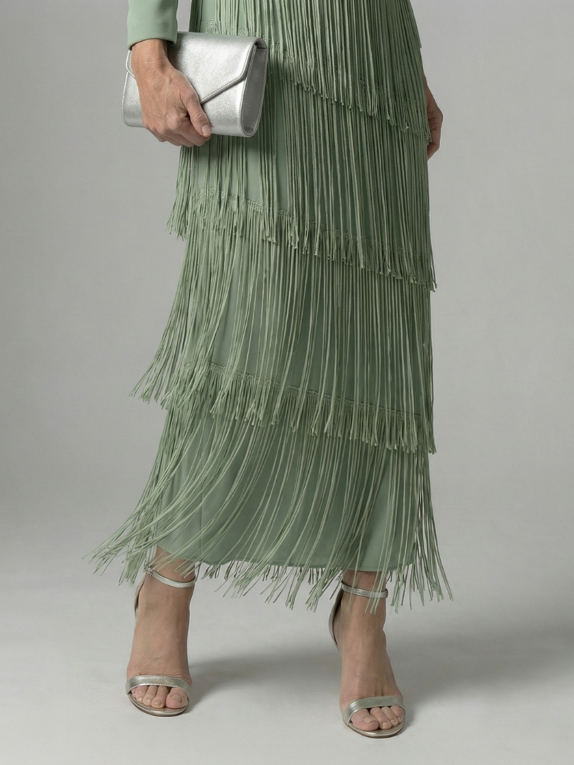 Noren | Vestido Midi con Flecos