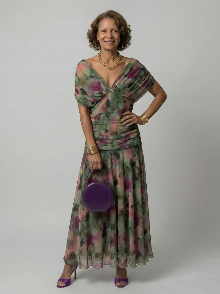 Calen | Vestido Midi Off Shoulder