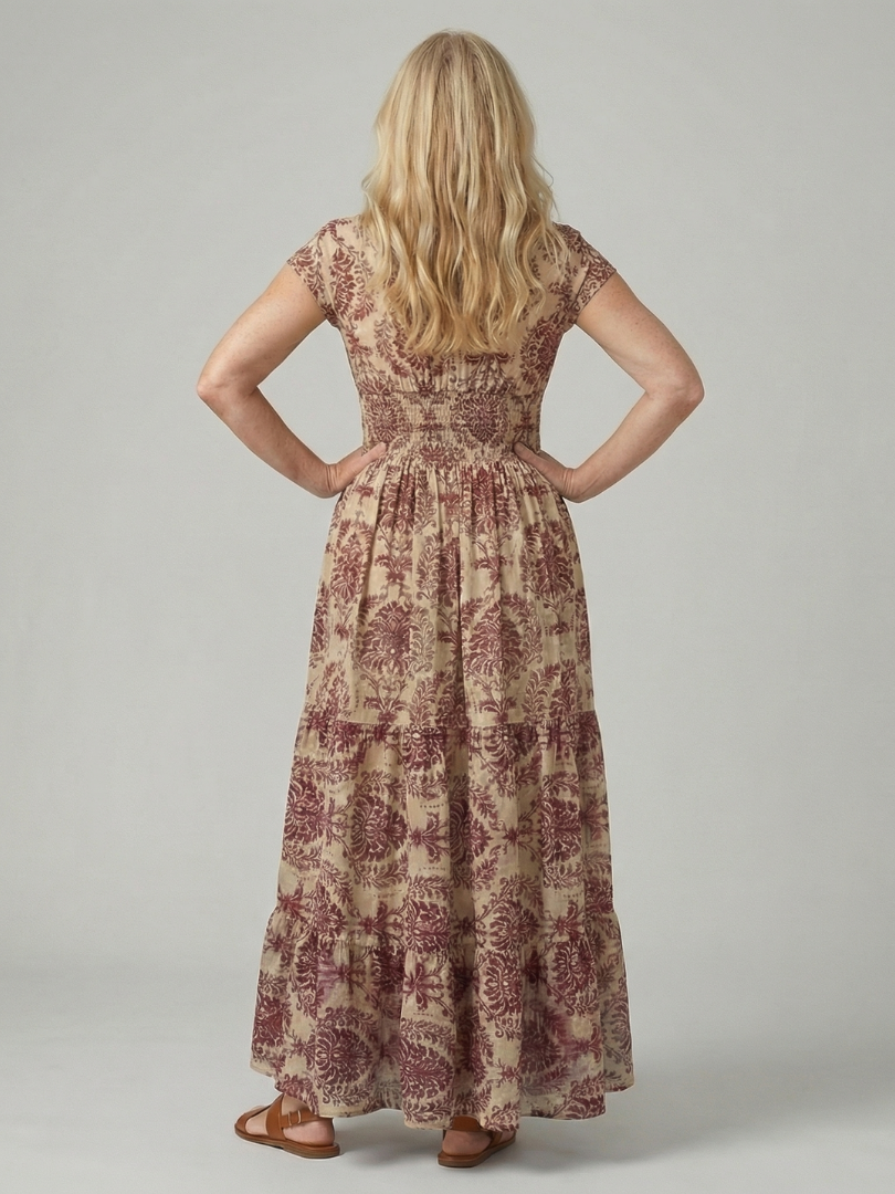 Melior | Vestido Maxi Fluido Impreso