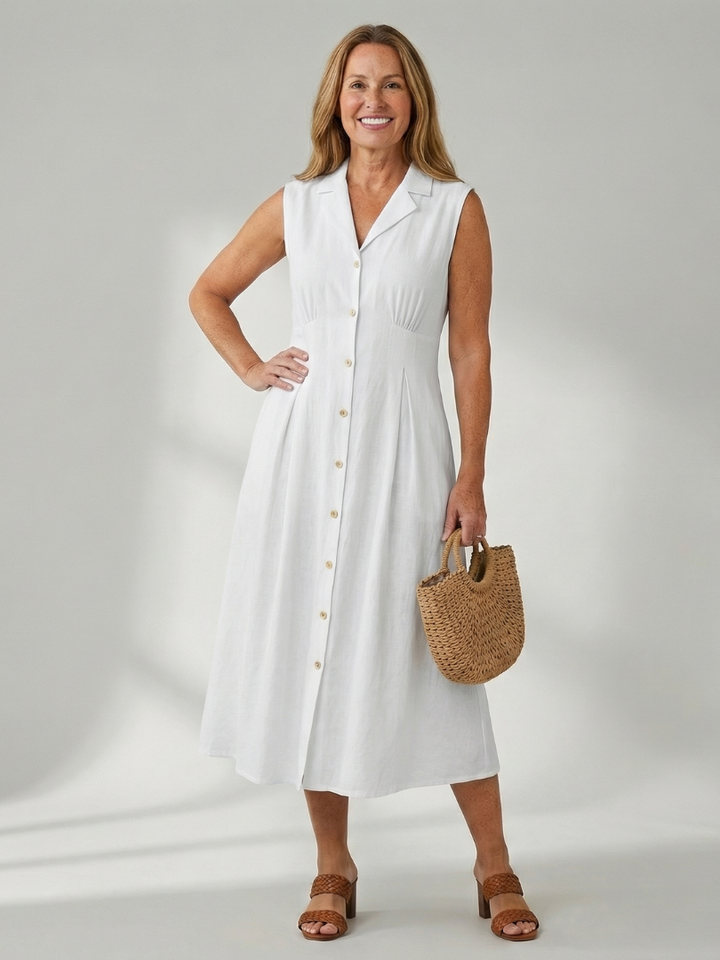 Celyn | Vestido Midi con Botones