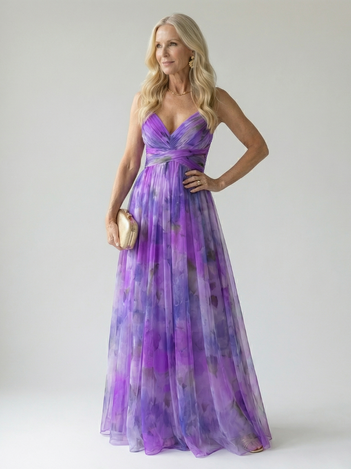 Isel | Vestido Maxi con Envoltura Suave