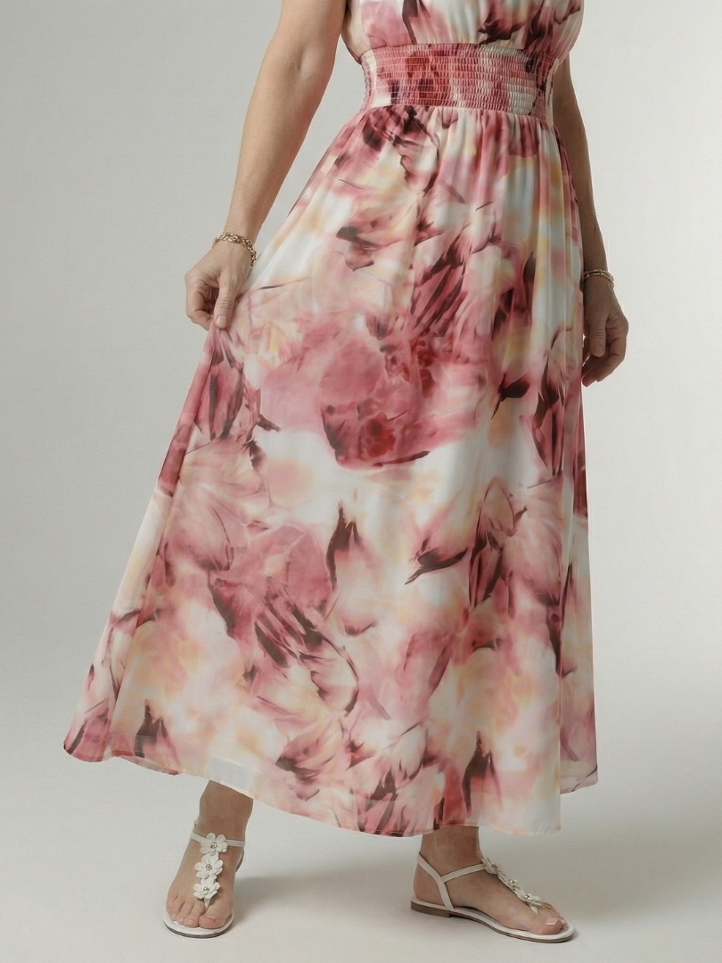 Sylin | Vestido Midi con Cuello Halter