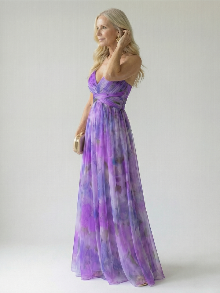 Isel | Vestido Maxi con Envoltura Suave
