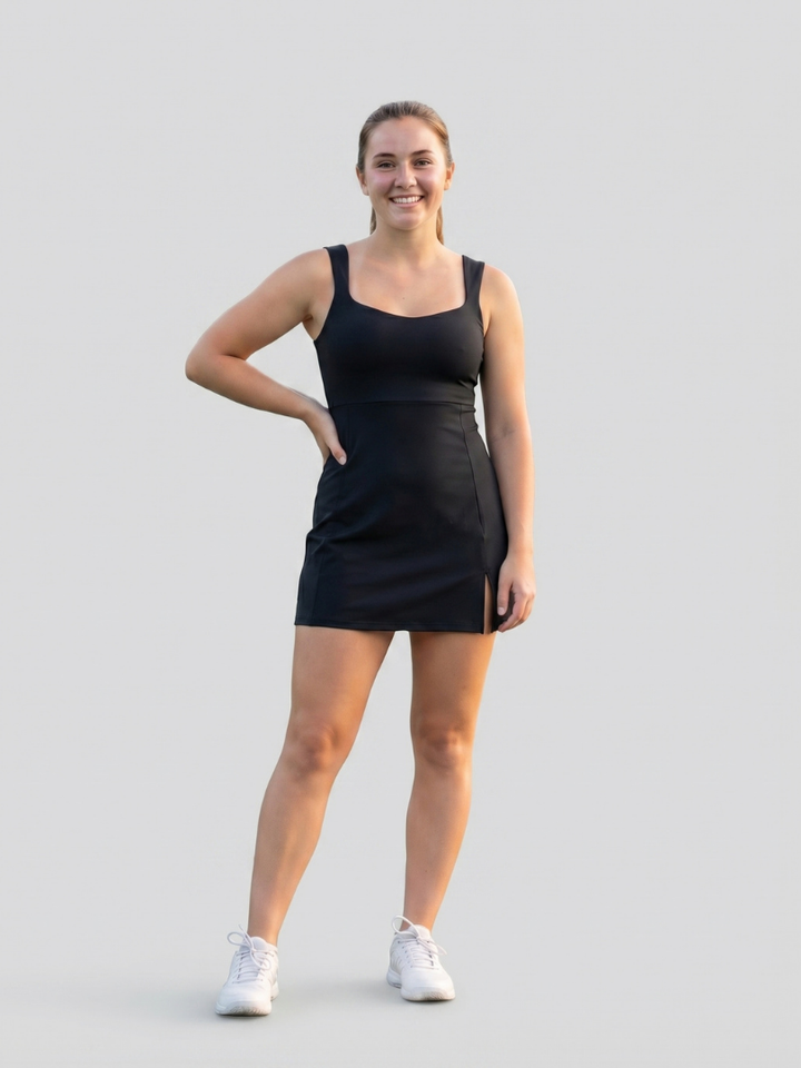 Velune | Vestido de Tenis con Escote Cuadrado