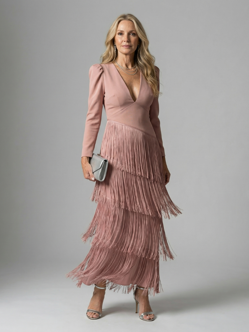Noren | Vestido Midi con Flecos