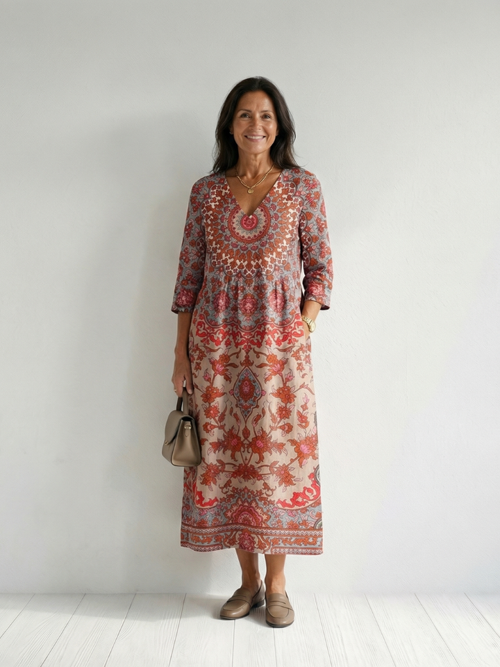 Logan | Vestido Midi de Corte Equilibrado