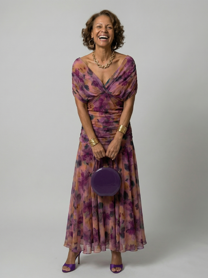 Calen | Vestido Midi Off Shoulder
