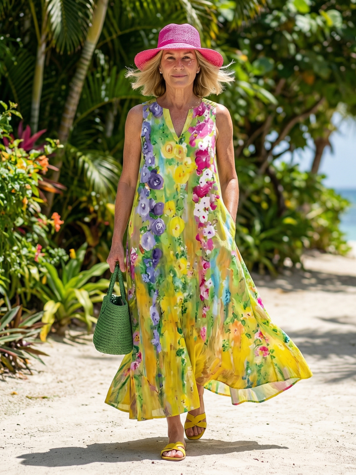 Avira | Vestido Maxi Light Flow