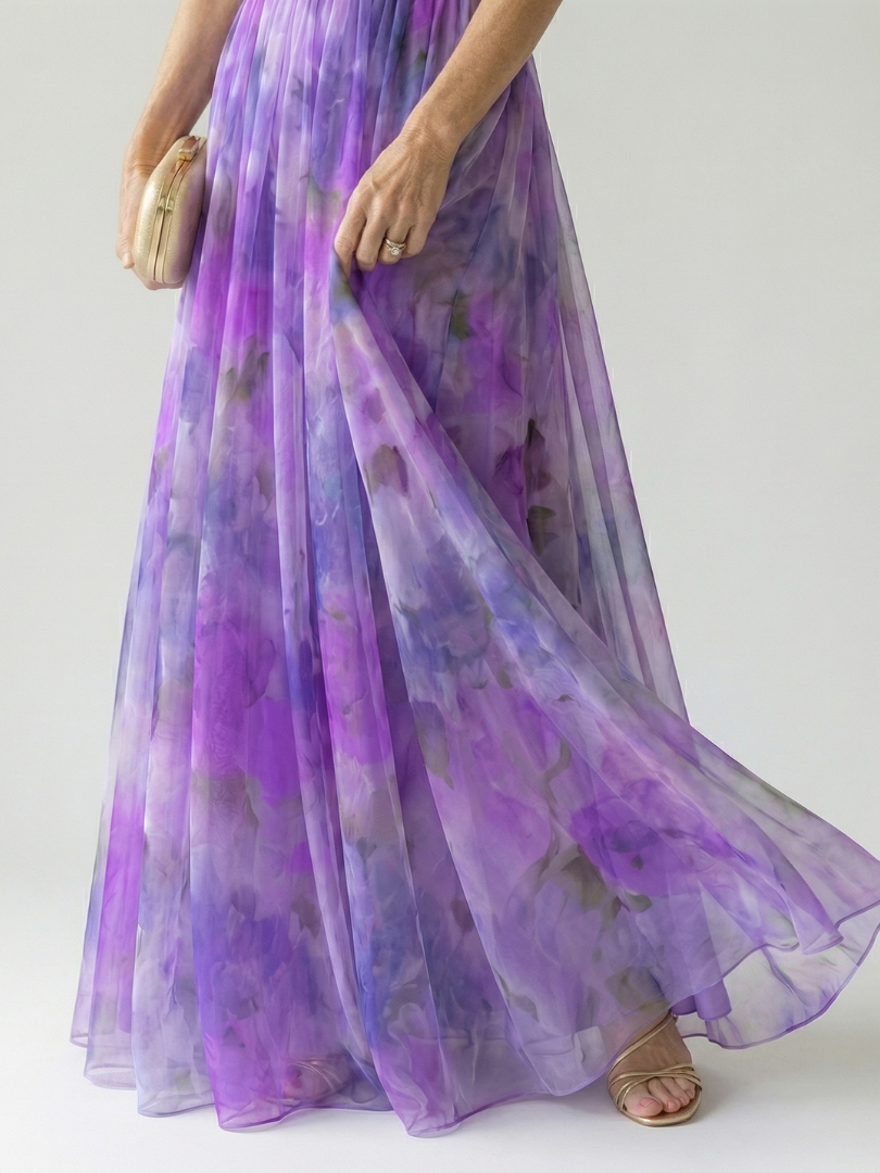 Isel | Vestido Maxi con Envoltura Suave