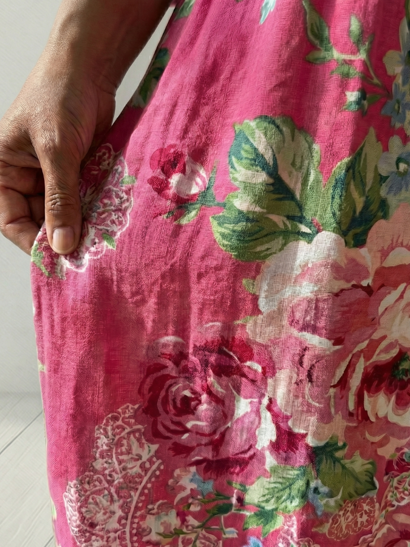 Freya | Vestido Midi de Flores del Jardín