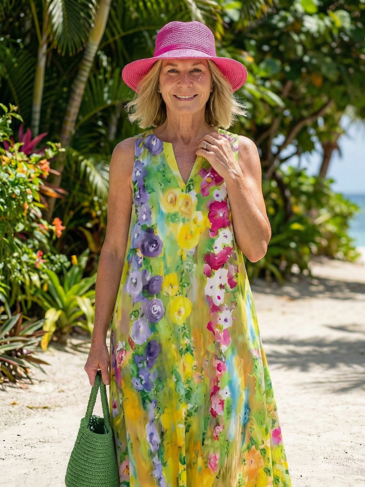 Avira | Vestido Maxi Light Flow