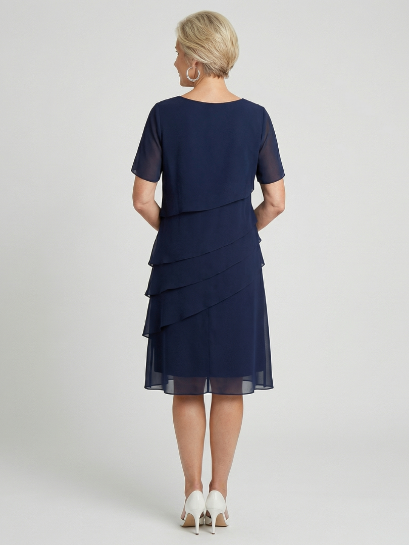 Orson | Vestido de Contorno Suave a la Altura de la Rodilla