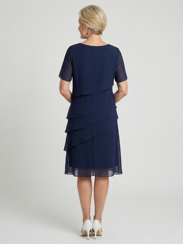 Orson | Vestido de Contorno Suave a la Altura de la Rodilla