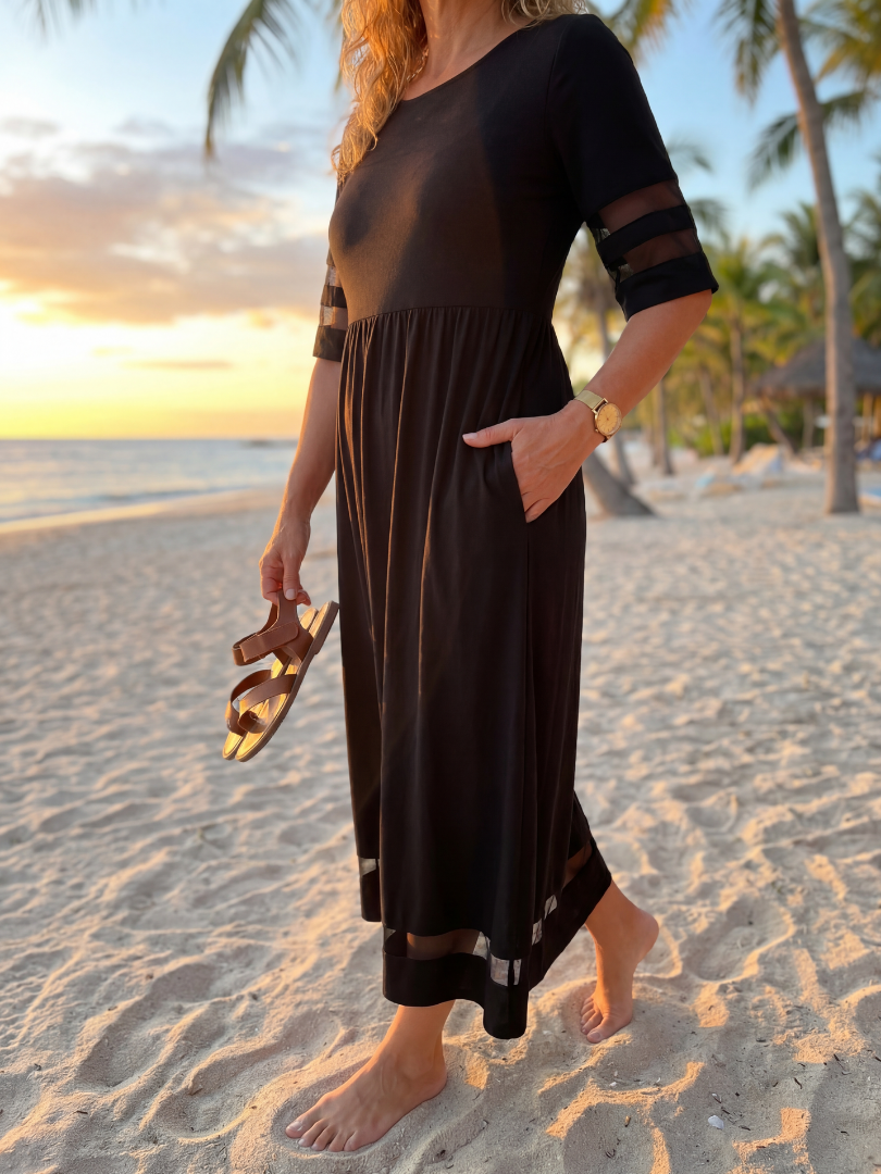 Vera | Vestido Midi de Noche
