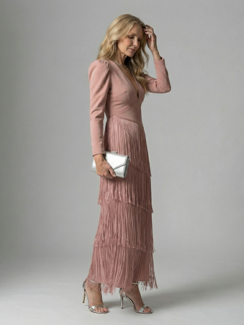 Noren | Vestido Midi con Flecos