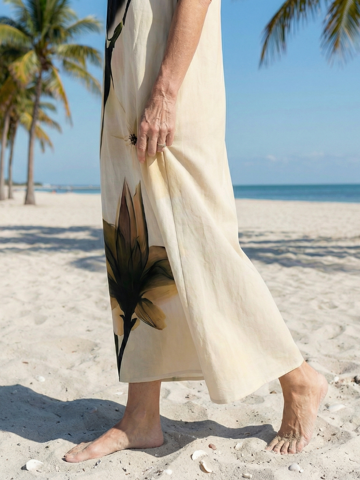 Seraya | Vestido Maxi de Otoño Suave