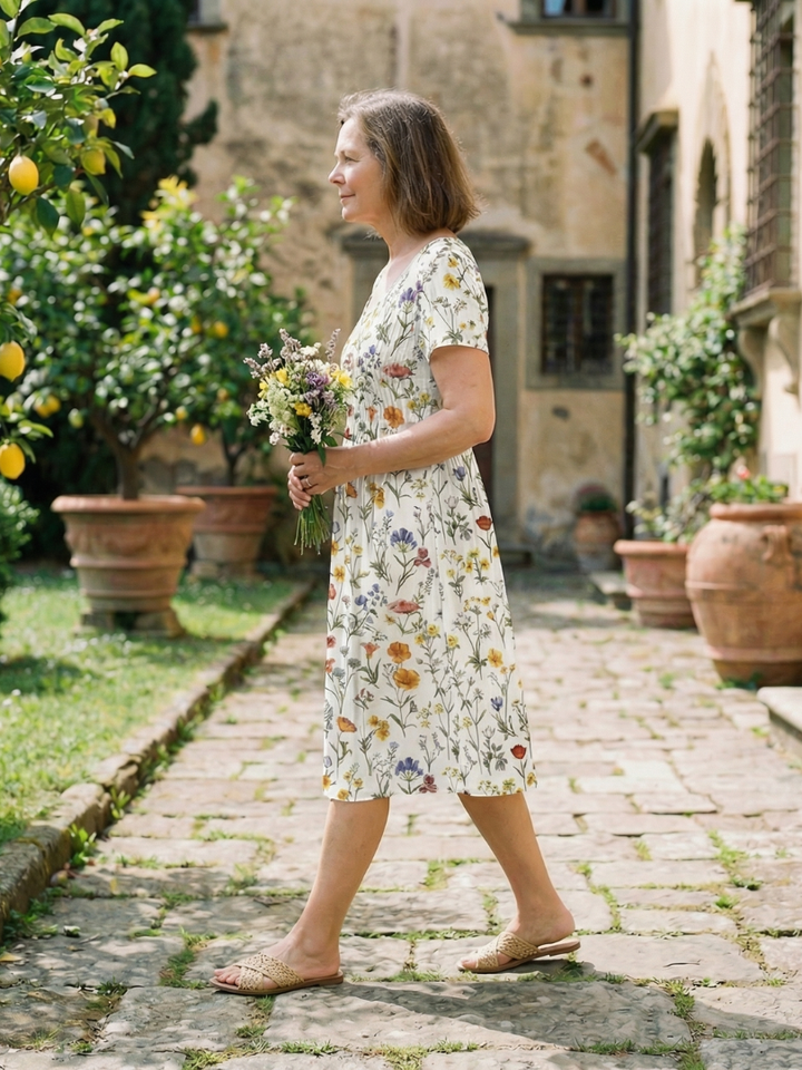 Florencia | Vestido de Campo de Flores Silvestres