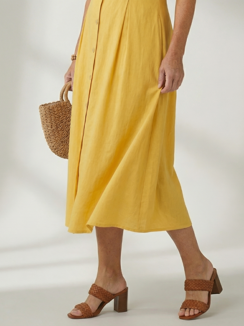 Celyn | Vestido Midi con Botones