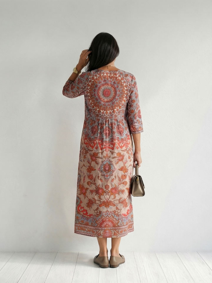 Logan | Vestido Midi de Corte Equilibrado