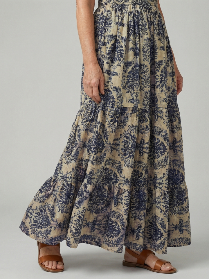 Melior | Vestido Maxi Fluido Impreso