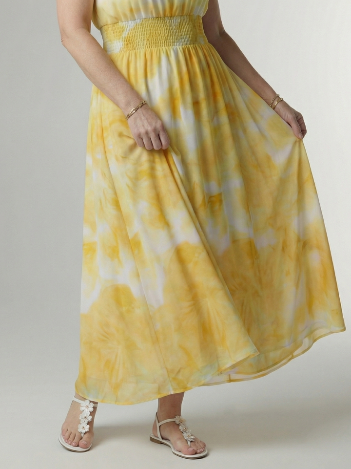 Sylin | Vestido Midi con Cuello Halter