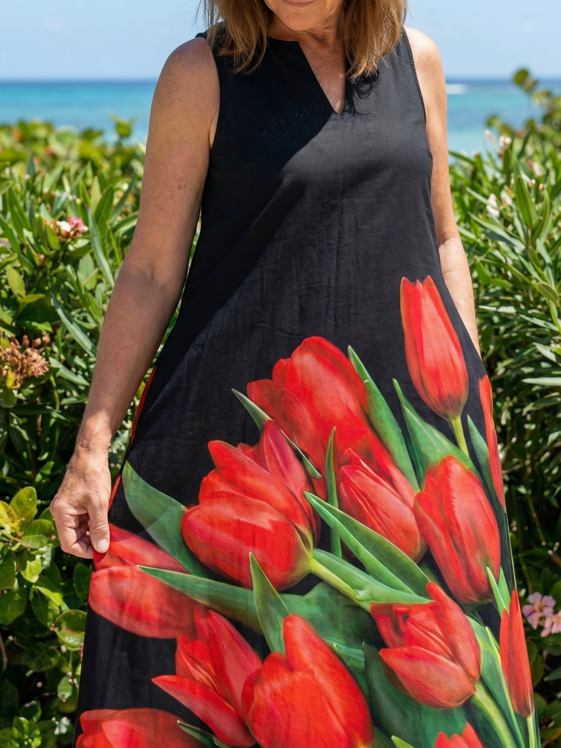 Cylia | Vestido Maxi Rosa Suave