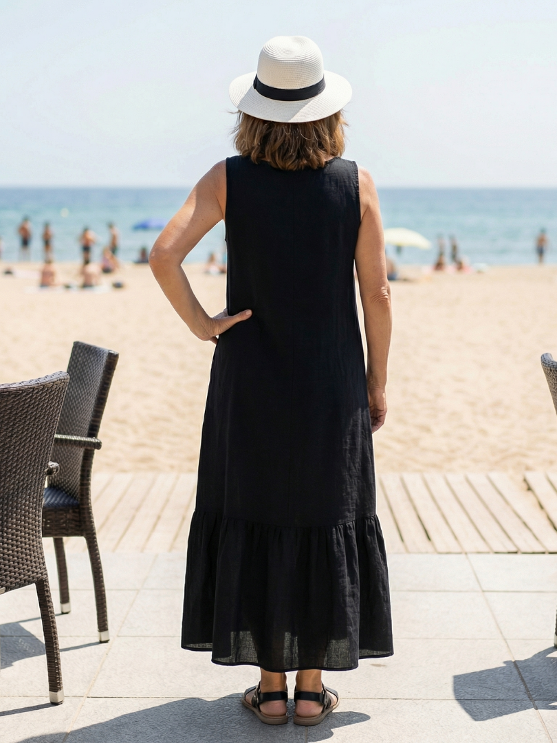 Ismerie | Vestido Midi de Caída Fácil