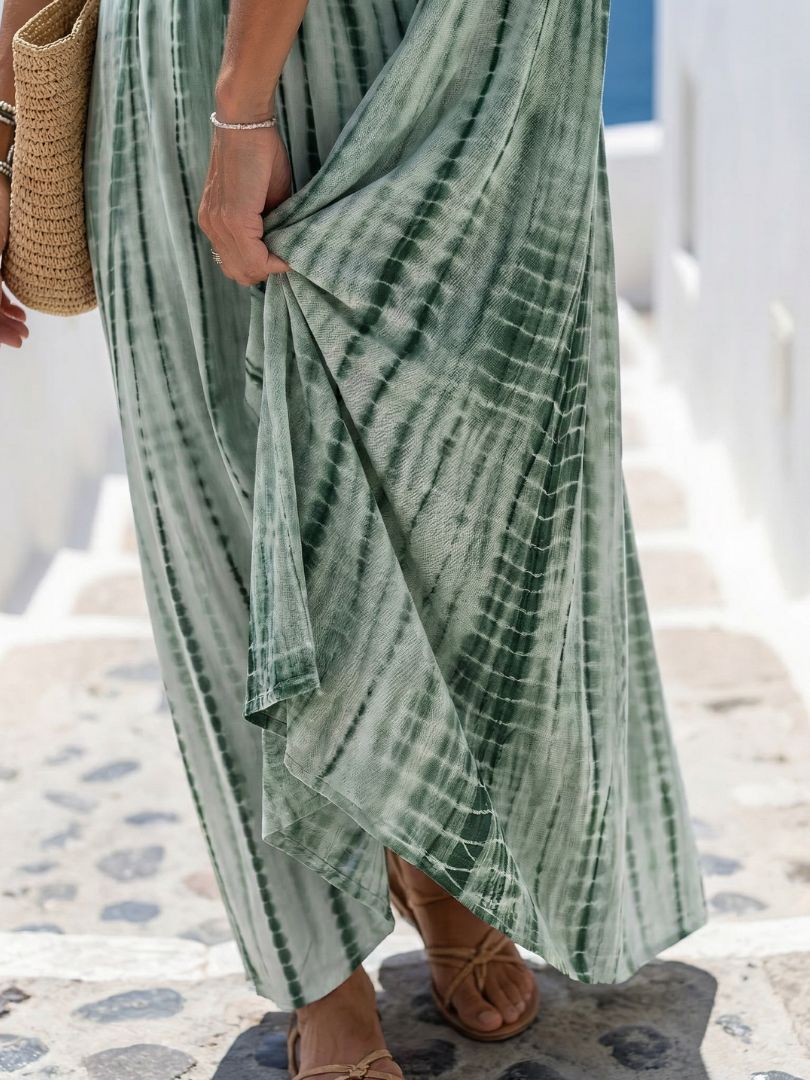 Karys | Vestido Midi de Teñido Suave y Corte Casual