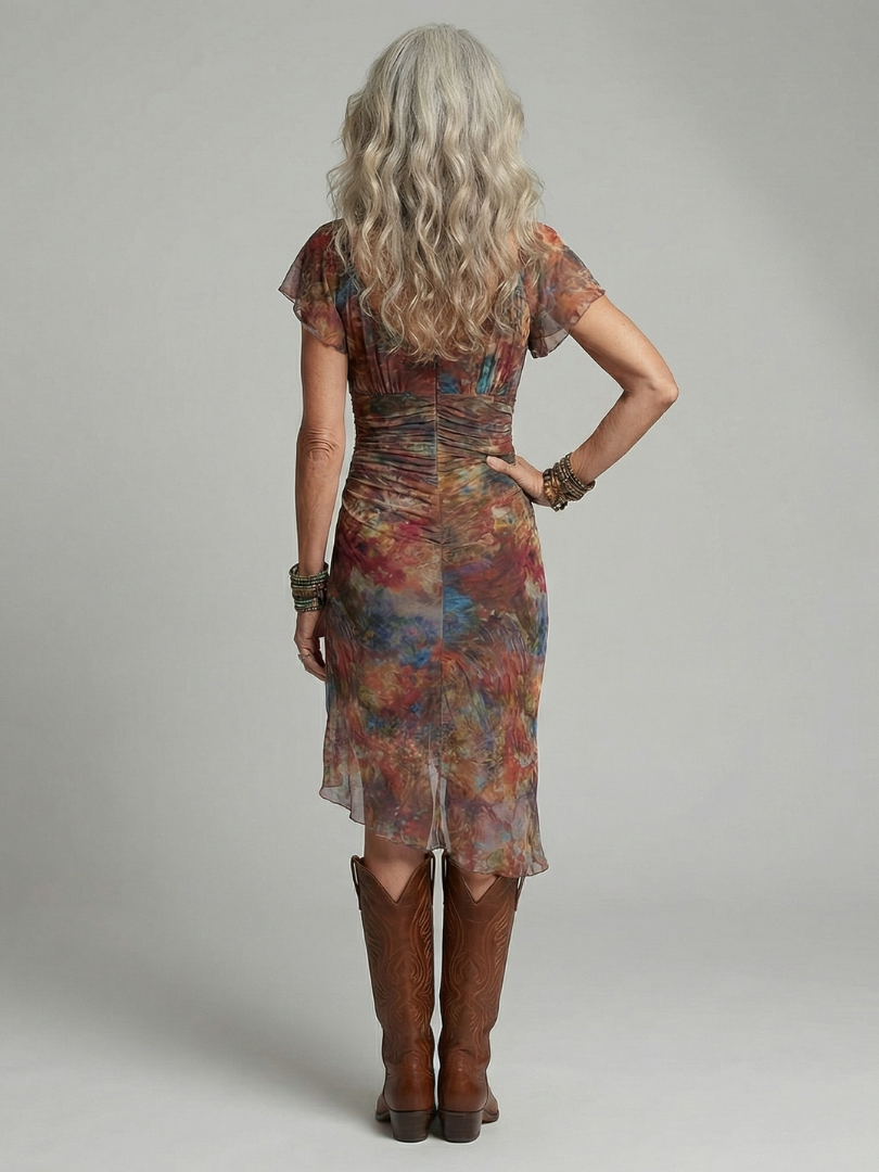 Aeris | Vestido Midi Halter Silencioso