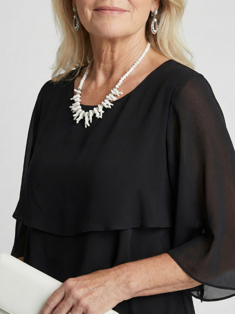 Brent | Vestido Midi de Capas
