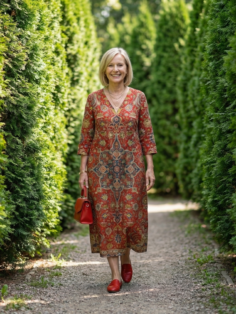 Carter | Vestido Midi Patchwork Ease