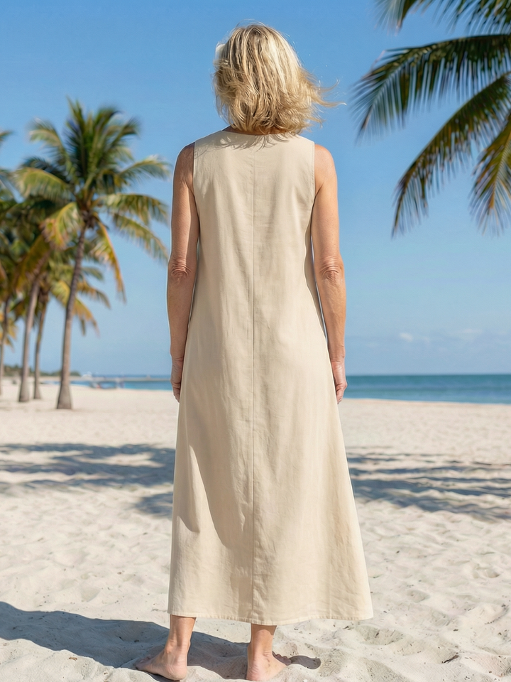Seraya | Vestido Maxi de Otoño Suave