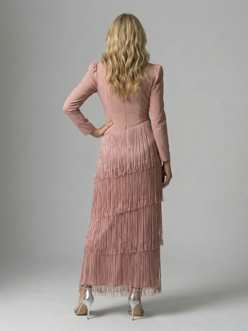 Noren | Vestido Midi con Flecos