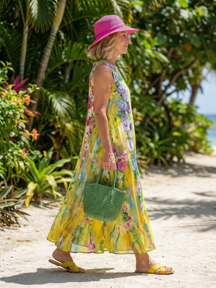 Avira | Vestido Maxi Light Flow