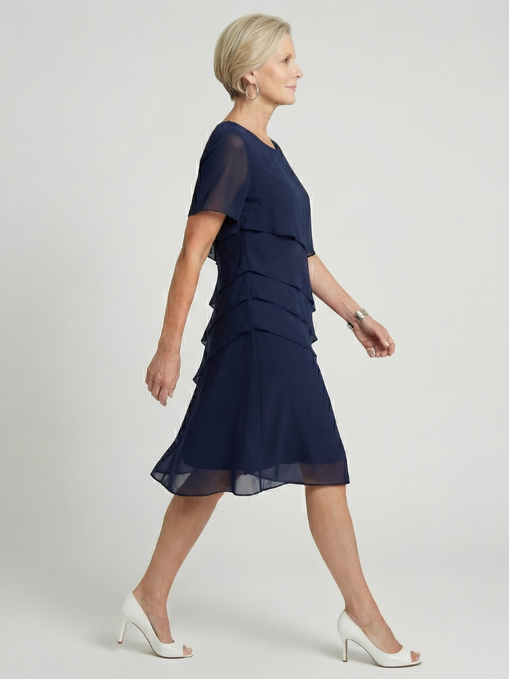 Orson | Vestido de Contorno Suave a la Altura de la Rodilla