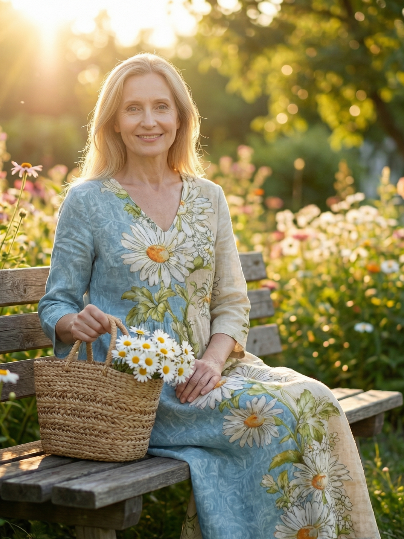 Elliot | Vestido Midi Daisy Ligero