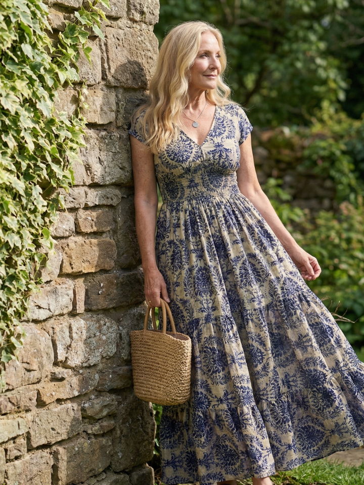 Melior | Vestido Maxi Fluido Impreso