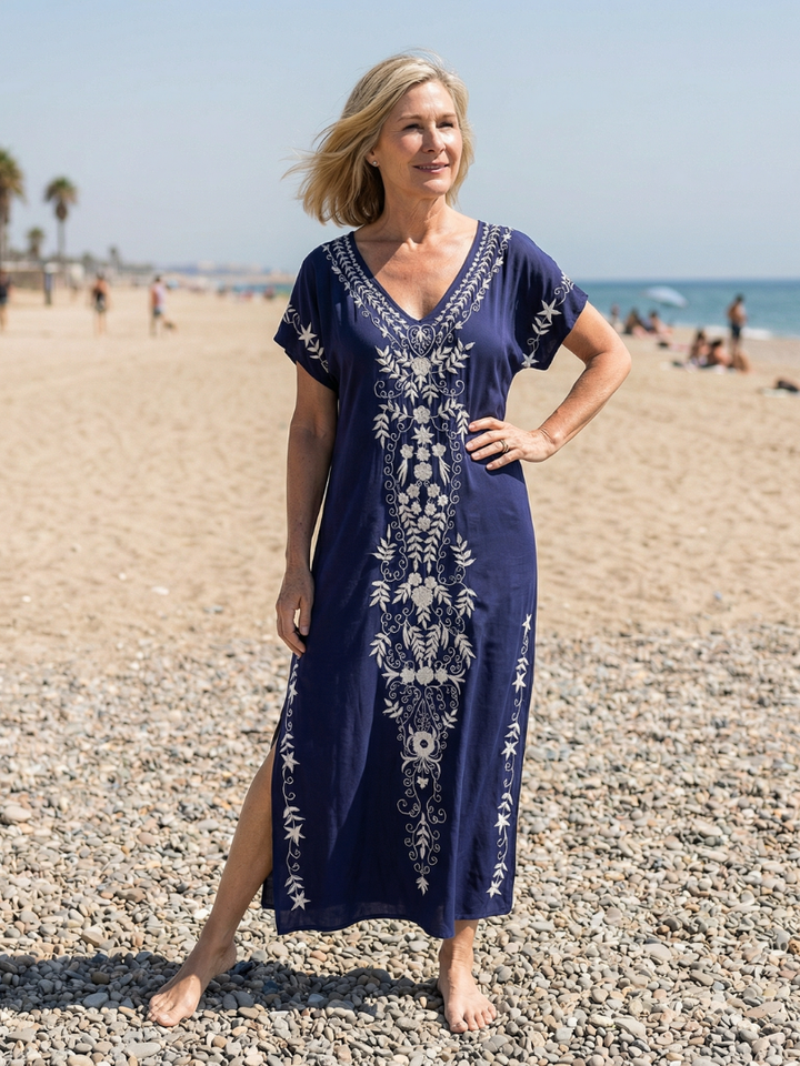 Elyra | Vestido Midi con Caída Ligera