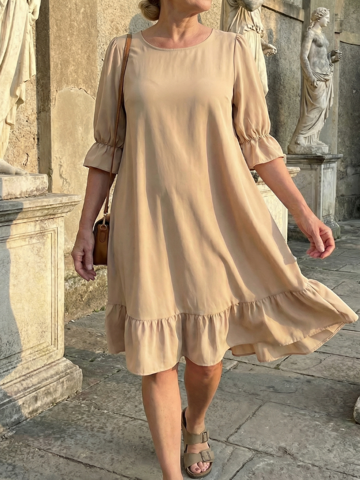 Daven | Vestido de Día con Volantes