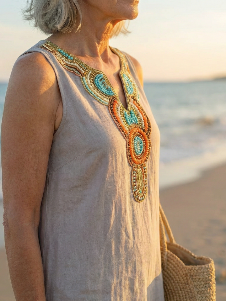 Arielle | Vestido Midi de Flujo Aireado