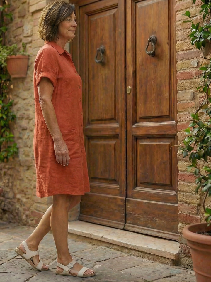 Valerine | Vestido de Paseo en el Patio