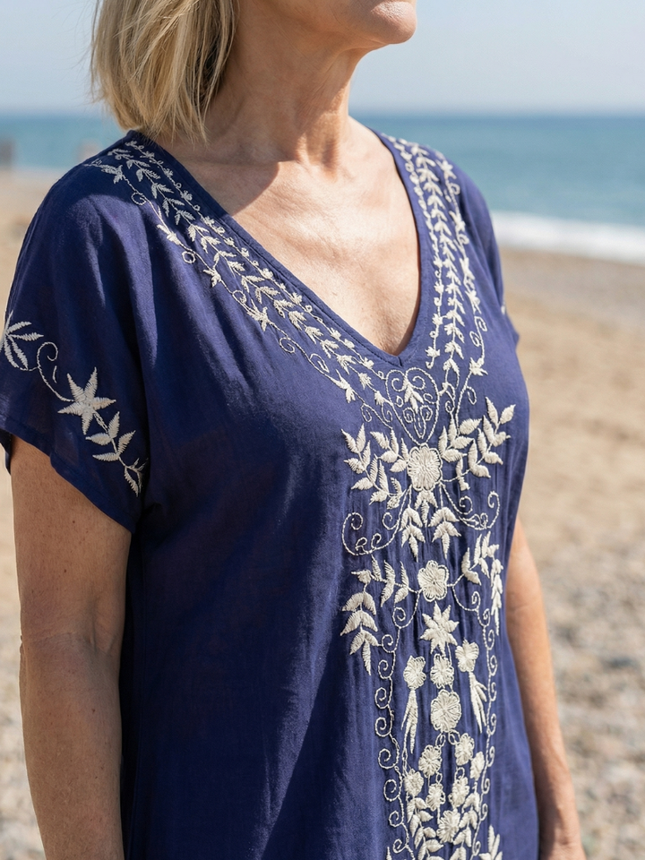 Elyra | Vestido Midi con Caída Ligera