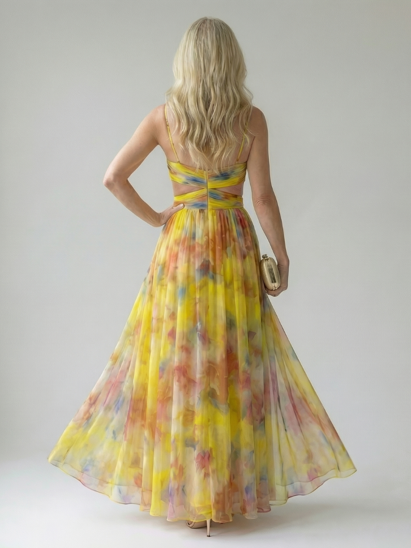 Isel | Vestido Maxi con Envoltura Suave